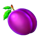 divine fruit plum symbol icon