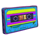 dj jungle jams retro cassette symbol icon