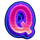 dj neko letter q symbol icon