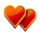 doge coin link 3x3 running wins hearts symbol icon