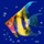 dolphins pearl deluxe fish symbol icon