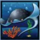 dolphins pearl manta symbol icon