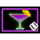 dopamine rush dice cocktail glass symbol icon