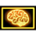 dopamine rush neon brain symbol icon