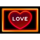 dopamine rush neon love heart symbol icon