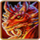 doragons gems dragon orange symbol icon