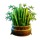 double fortune panda bamboo symbol icon