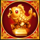 double fortune panda fish symbol icon