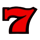double top dollar 7 symbol icon