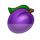 double up plum symbol icon