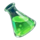 dr mad green flask symbol icon