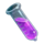 dr mad purple test tube symbol icon