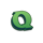 dr rock and creepy monster green q symbol icon