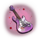 dr rock and garage solo guitar symbol icon