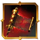 dracos gold scroll symbol icon