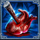 draculas crypt bloody heart symbol icon