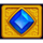dragon boost x blue gem symbol icon