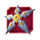 dragon duello red shuriken symbol icon