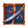 dragon duello red sword symbol icon