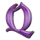 dragon duo purple q symbol icon