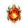 dragon egg featurestorm orange gem symbol icon