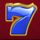 dragon sevens blue seven symbol icon