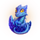 dragon winds blue symbol icon