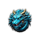 dragons fate blue dragon symbol icon