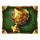dragons lock glass symbol icon