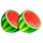 dream diamonds hold n link watermelon halves symbol icon