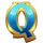 dreamplay buddha gold letter q symbol icon