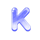 drops of water k symbol icon
