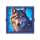 druids fortune wolf symbol icon