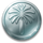 dubai luxury hold and win silver symbol icon