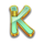 duel of night and day letter k symbol icon