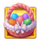 easter bunny treasures basket symbol icon