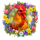 easter eggs jackpot rooster symbol icon
