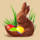 easter frog bunny symbol icon