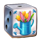 easter frog dice garden symbol icon