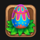 easter luck blue egg symbol icon