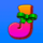 easter surprise j letter symbol icon