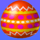 easter surprise orangeegg symbol icon