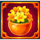 easter treasure hunt flower pot symbol icon