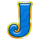easter treasure hunt letter j symbol icon