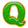 easter treasure hunt letter q symbol icon