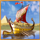 egypt sky ship symbol icon