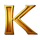 egypt sun deluxe k symbol icon