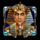 egyptian gold man symbol icon