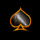 egyptian gold spade symbol icon