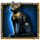 egyptian rebirth hold and hit egyptian cat statue symbol icon